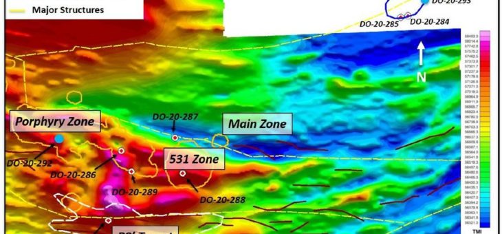 Maple Gold gibt Update zur Herbst-2020-Bohrkampagne und beginnt mit hauptgeophysikalischen Untersuchungen bei Douay