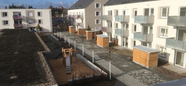 Neubauten in der Neuburger Straße bezogen