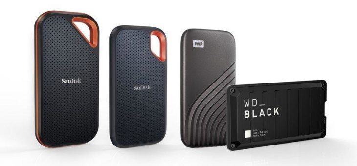 Western Digital erweitert das umfangreiche, marktübergreifende Portfolio an portablen SSDs für Endverbraucher mit 4-TB-Versionen