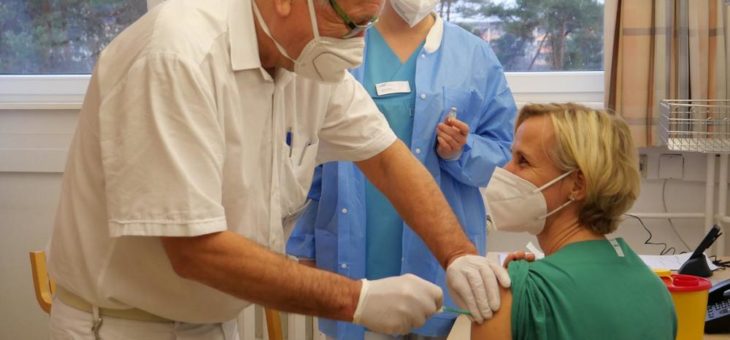 Impfstart am Krankenhaus in Ludwigsfelde