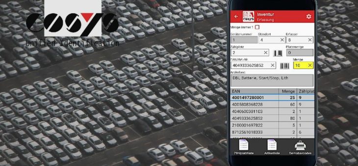 Inventur MDE für die Automobilindustrie