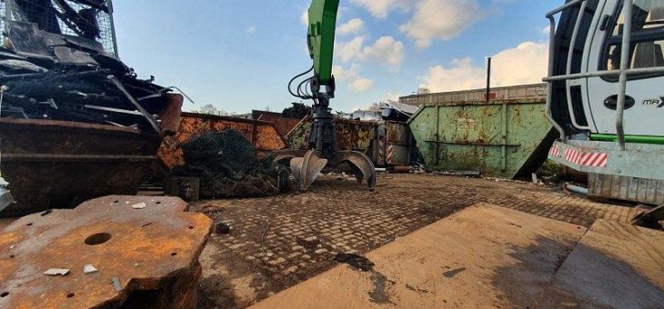 Der lokale Schrotthandel ermöglicht den Schwelm eine kurzfristige Schrottabholung