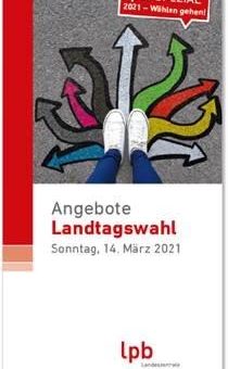 Broschüre „Angebote zur Landtagswahl 2021“