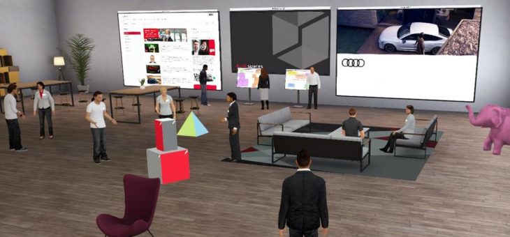 Digitale Transformation: Audi spaces ermöglicht Lernen und Arbeiten im virtuellen Raum