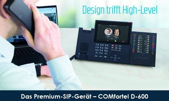 Design trifft High Level: Auerswald präsentiert COMfortel D-600