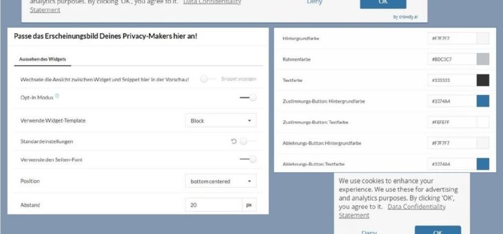 Kostenloses Saas-Tool für DSGVO-konforme Cookie-Zustimmung – Crowdy.ai launcht Privacy-Maker
