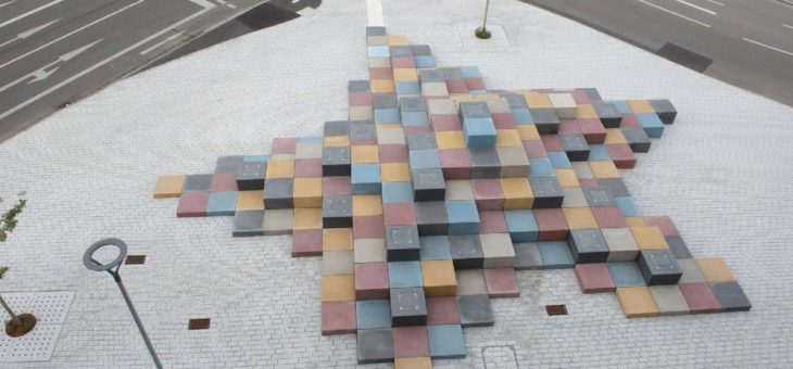 Pigmente von LANXESS machen Betonskulptur zum farbigen Star