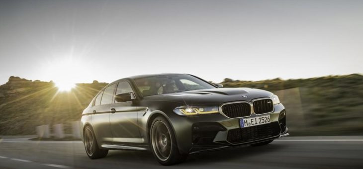 Mit voller M Power ins Daytona-Wochenende: BMW Werksfahrer Connor De Phillippi testet den neuen BMW M5 CS
