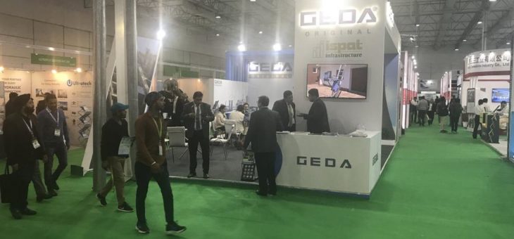 GEDA erfolgreich auf der bauma Conexpo India 2018 in Neu-Delhi