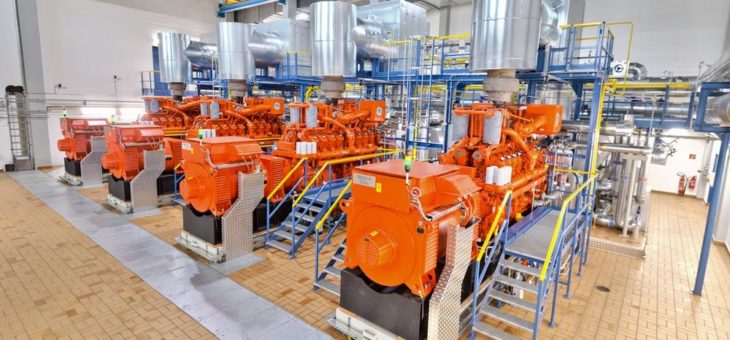 KWK mit emissionsarmen Lambda-1-Motoren im Megawatt-Bereich