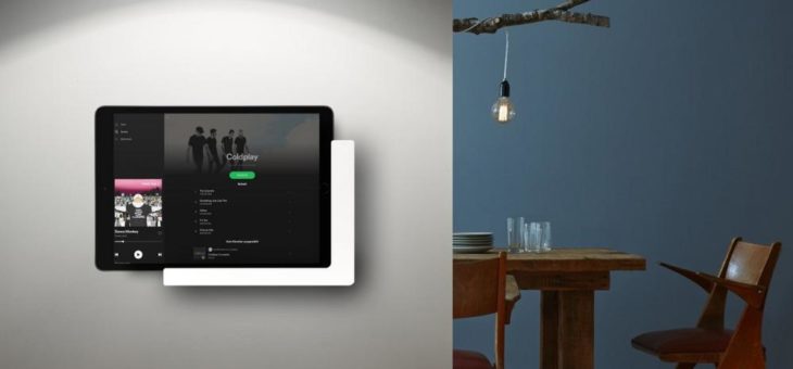 Als ob es schwebt – Minimalistische Tablet Wandhalterung mit Ladefunktion