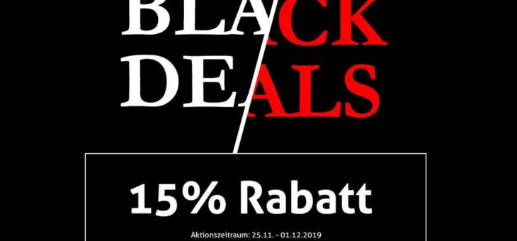 1 Woche Black Deals mit 15% Rabatt auf monitorhalterung.de