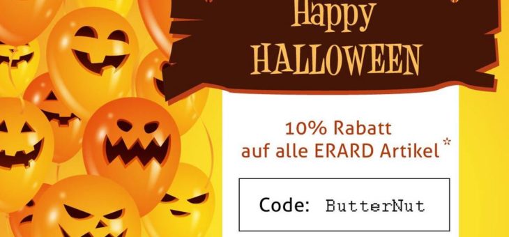 Preis lass nach! 10% Halloween Rabatt auf ERARD Artikel