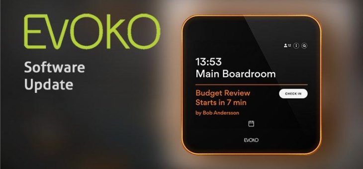 Raumbuchung 2.0 – Das kann das Evoko Liso Software Update