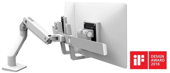 Ergotron HX Dual-Monitorarm wurde mit dem iF Design Award 2018 ausgezeichnet