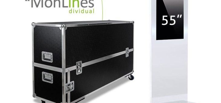 MonLines Transportcase für eine Display Stele