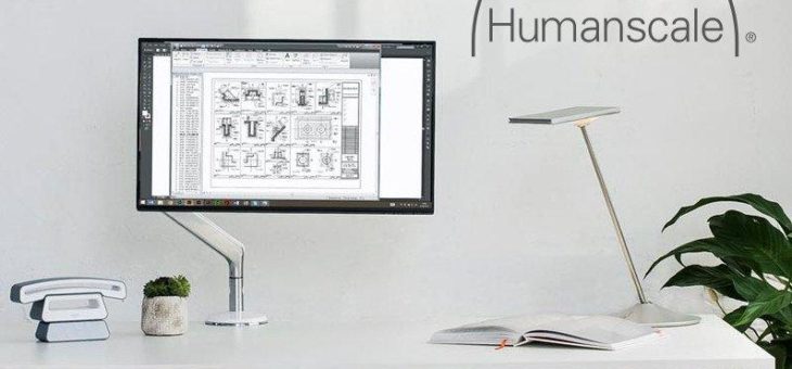 Hochwertige Humanscale M2 Monitor Tischhalterungen für den ergonomischen Arbeitsplatz