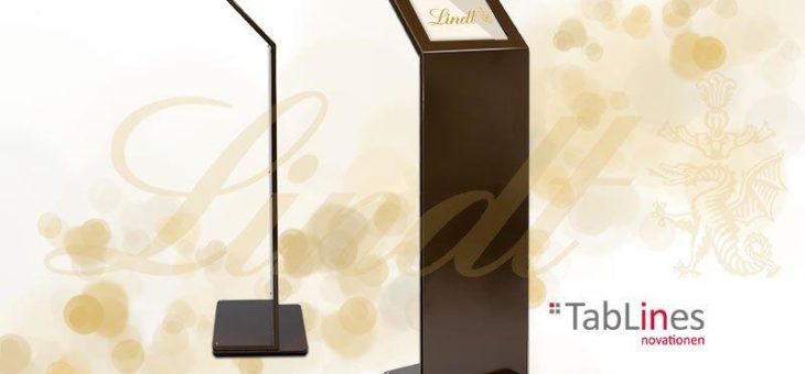 TabLines TBS Design Tablet Bodenständer veredelt nach Kundenwunsch