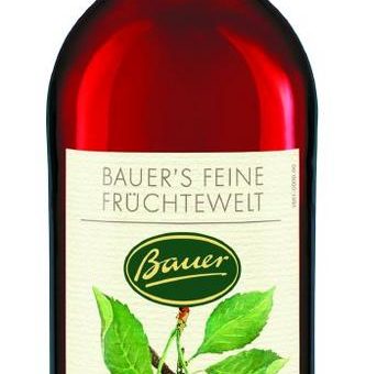 Edle Süßkirsche im Glas: Bauer Fruchtsaft erweitert sein Feine Früchte-Sortiment