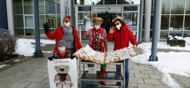 Puderzuckerwölkchen für die Kinderklinik