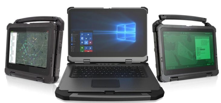 Neue 360-Grad-Convertible-Laptops für Polizei, Militär, Industrie und Instandhaltung