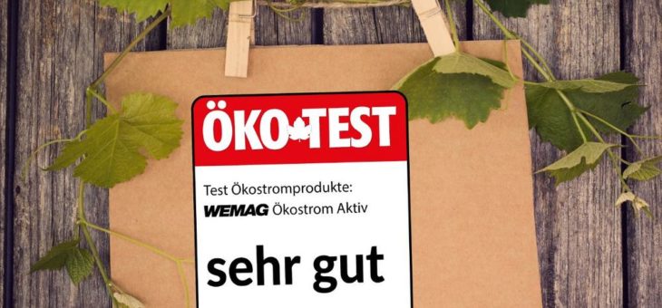 „WEMAG Ökostrom Aktiv“ unter Top 10 der Ökostromprodukte