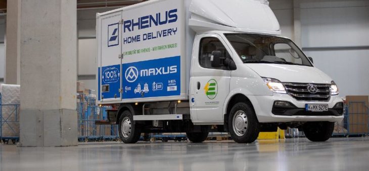 Rhenus Home Delivery testet neuen E-Transporter in Düsseldorf