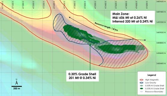 Canada Nickel gibt Explorationsziel MacDiarmid bekannt welches 15% größer als die Crawford Main Zone ist