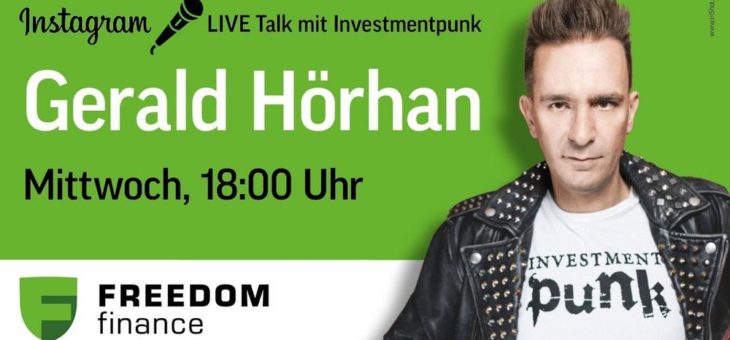 Instagram LIVE Talk mit Investmentpunk Gerald Hörhan und Andrey Wolfsbein (Sonstige Veranstaltung | Online)