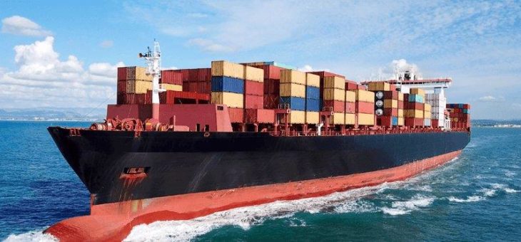 Seecontainer haben den Wind im Rücken