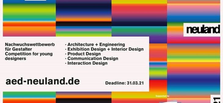 Last call for entries! Endspurt bei aed „neuland“ 2021 (Sonstige Veranstaltung | Online)