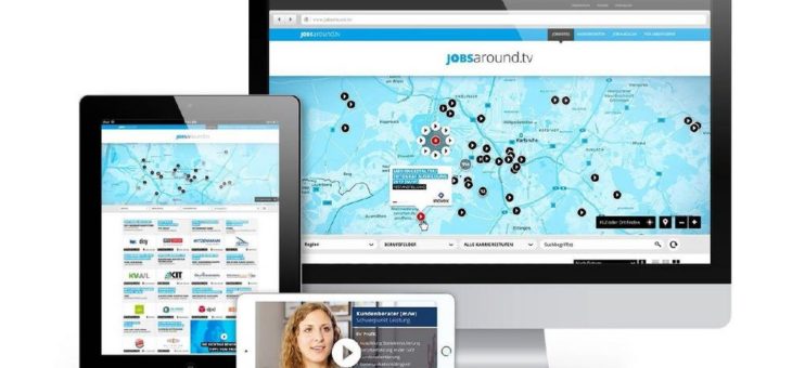 www.JOBSaround.tv: Die neuartige Online-Jobbörse mit 1-minütigen  Video-Stellenanzeigen