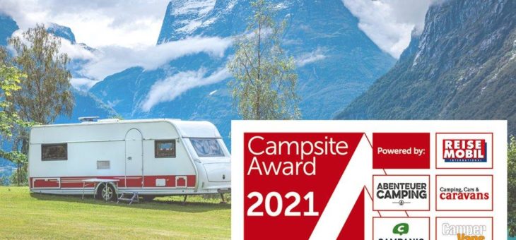 Campsite Award 2021 – Die besten Campingplätze werden zum fünften Mal vom DoldeMedien Verlag ausgezeichnet