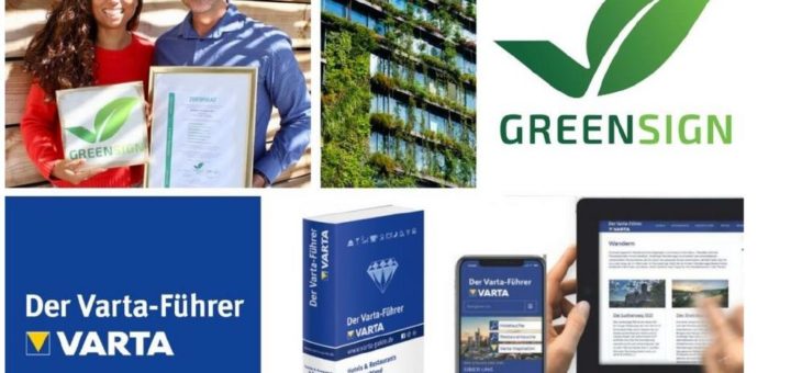 Der Varta-Guide goes green! – GreenSign zertifizierte Hotels werden ab sofort im Varta-Führer gekennzeichnet!