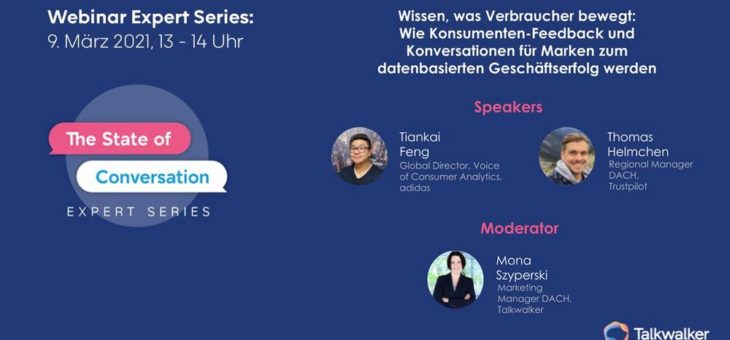 Wissen, was Verbraucher wirklich bewegt: State of Conversation 2021. (Webinar | Online)