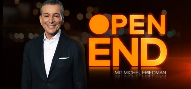 Michel Friedman talkt „Open End“ – ab 17. April samstags 23 Uhr
