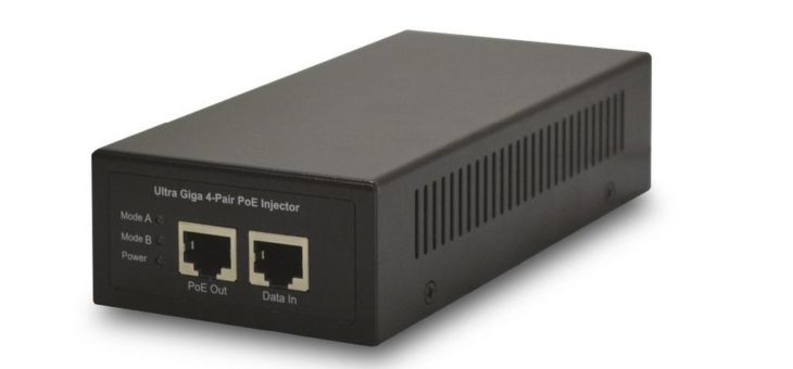 PoE bis 90 Watt nachrüsten – der neue PoE-Injektor KPOE-100-BT von KTI