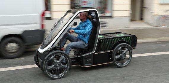 Elektrisches Cargobike  Bio-Hybrid PICK-UP ab sofort online bestellbar