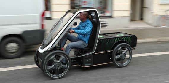 Elektrisches Cargobike  Bio-Hybrid PICK-UP ab sofort online bestellbar