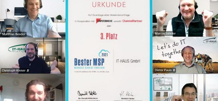 ChannelPartner und COMPUTERWOCHE haben ermittelt: IT-HAUS zählt zu den  Besten Managed Service Providern