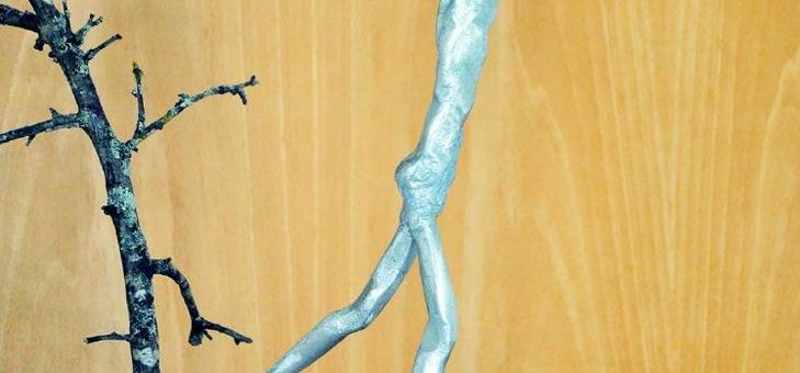 Aufstellung einer Christophorus-Skulptur vor dem Klinikum Christophsbad