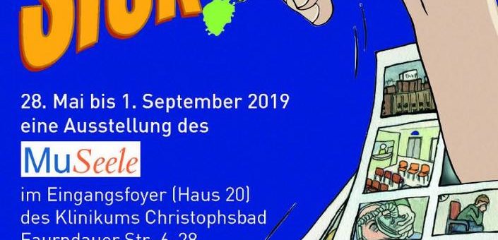 „Sick! Kranksein im Comic“: MuSeele-Sonderausstellung im Foyer des Klini-kums  Einladung zur Kuratoren-Führung am Donnerstag, dem 6. Juni 2019
