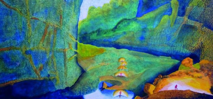Farbenfroh bis detailgetreue „Welten“-Ausstellung im Christophsbad