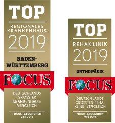 Top-Kliniken 2019: Klinikum Christophsbad und Rehaklinik Bad Boll  gehören erneut zu den besten Deutschlands
