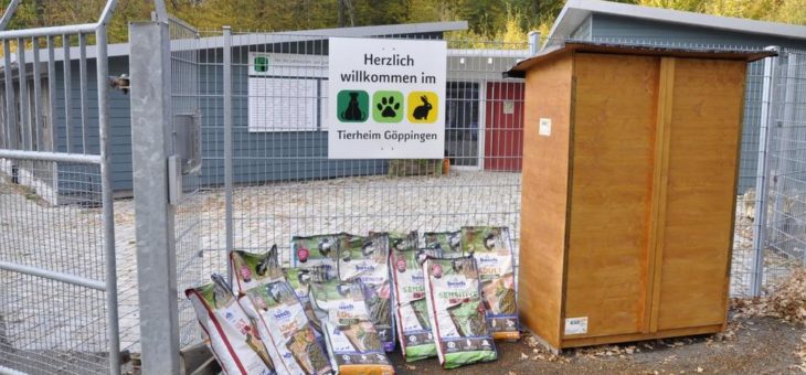 150 Kilogramm Hundefutter für Tierheim Göppingen