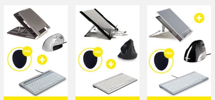 Ergonomisch am Laptop arbeiten mit der BakkerElkhuizen „Home Working Box“