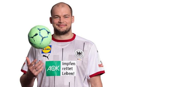 „Impfen rettet Leben!“: Deutscher Handballbund und AOK werben für größere Impfbereitschaft
