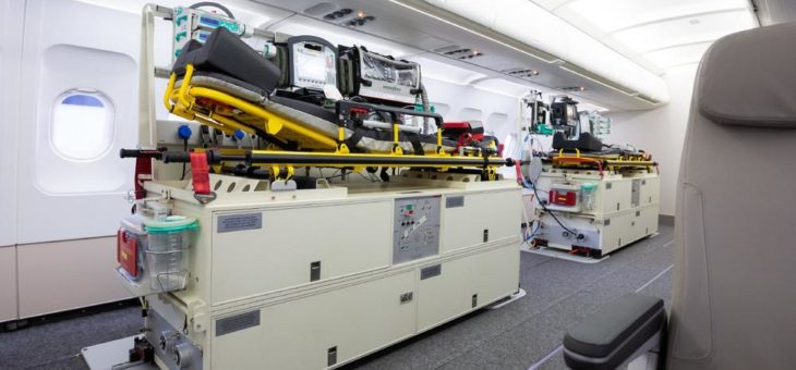 Lufthansa Technik entwickelt Onboard-Patiententransporteinheiten  weiter