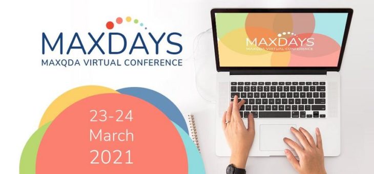 Virtuelle MAXQDA Konferenz MAXDAYS21 – Learn. Discover. Connect.