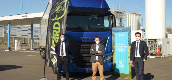 In Turin bietet die erste Tankstelle im Nordwesten Italiens Bio-LNG und Bio-CNG an